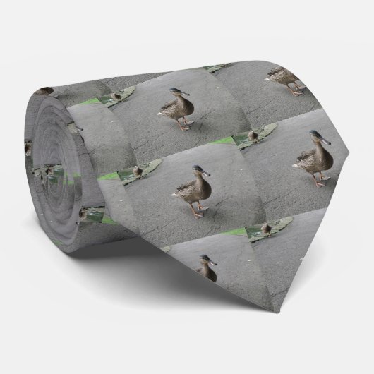 Funny Waddling Duck Stropdas (Opgerold)