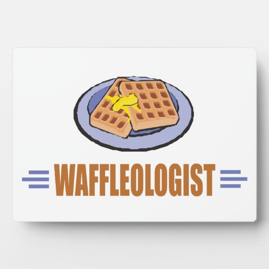 Funny Waffle Fotoplaat (voorkant)