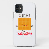 Funny Waffle is geen twatwafel Case-Mate iPhone Case (Achterkant)