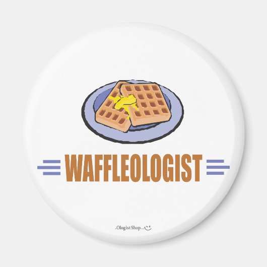 Funny Waffle Magneet (Voorkant)