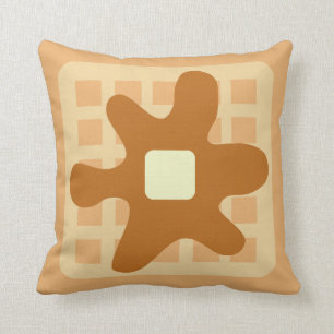 Funny Waffle Pillow Kussen