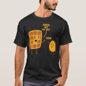 Funny Waffle Themed For Waffle Lover Waffle Wednes T-shirt (Voorkant)