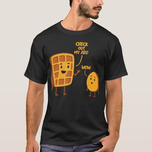 Funny Waffle Themed For Waffle Lover Waffle Wednes T-shirt (Voorkant)