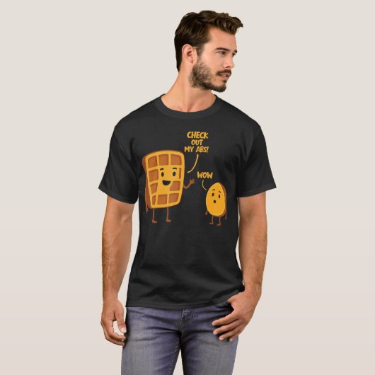 Funny Waffle Themed For Waffle Lover Waffle Wednes T-shirt (Voorkant volledig)