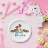 Funny Waitress Papieren Bordje (Feest)