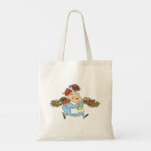 Funny Waitress Tote Bag (Achterkant)