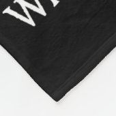 Funny Walkie Talkie Wtf Over Radio Operator Quote Fleece Deken (Hoek)