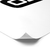 Funny Walking Mode on Quote voor Walk Lover Poster (Hoek)