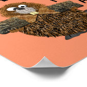 Funny Wall Art voor de Bezige Hem of haar bever Poster (Hoek)