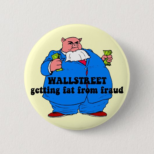 Funny wallstreet ronde button 5,7 cm (Voorkant)