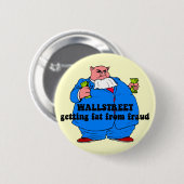 Funny wallstreet ronde button 5,7 cm (Voorkant /achterkant)