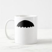 Funny Waltus Style Black Mustache-Mokken Koffiemok (Links)