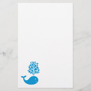 Funny walvis briefpapier