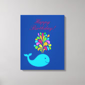 Funny walvis canvas afdruk (Voorkant)