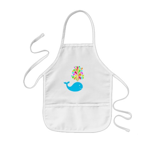 Funny walvis kinder schort (Voorkant)