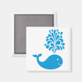Funny walvis magneet (Voorkant / Achterkant)