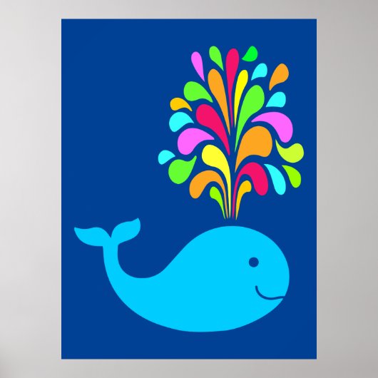 Funny walvis poster (Voorkant)