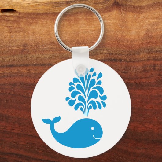 Funny walvis sleutelhanger (Voorkant)