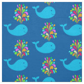 Funny walvis stof (Swatch)