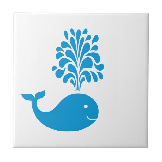 Funny walvis tegeltje (Voorkant)