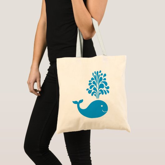 Funny walvis tote bag (Voorkant (product))