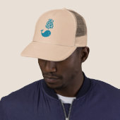 Funny walvis trucker pet (In situ)