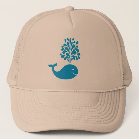 Funny walvis trucker pet (Voorkant)