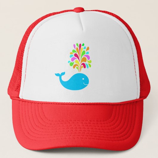Funny walvis trucker pet (Voorkant)