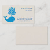 Funny walvis visitekaartje (Voorkant / Achterkant)