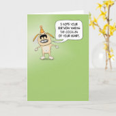 Funny Warm de kokkels van je hart. Kaart (Gele Bloem)