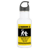Funny Warning Injury Waterfles (Voorkant)
