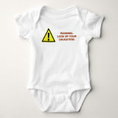 Funny Warning Lock up your Daughters Romper (Voorkant)