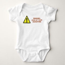 Funny Warning Lock up your Daughters Romper