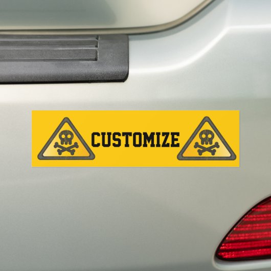 Funny Warning SignThunder_Cove Bumpersticker (Op auto)
