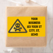 Funny Warning SignThunder_Cove Etiket (Insitu)