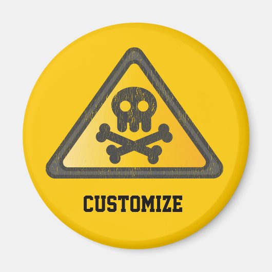 Funny Warning SignThunder_Cove Magneet (Voorkant)