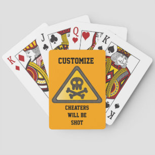 Funny Warning SignThunder_Cove Pokerkaarten