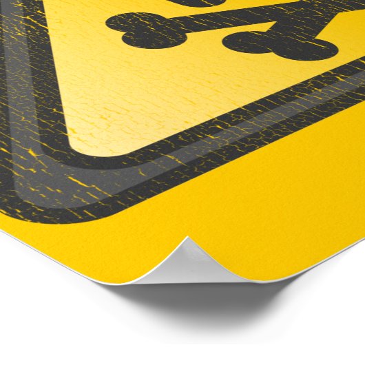 Funny Warning SignThunder_Cove Poster (Hoek)