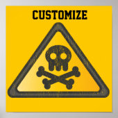 Funny Warning SignThunder_Cove Poster (Voorkant)