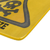 Funny Warning SignThunder_Cove Snijplank (Hoek)