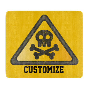 Funny Warning SignThunder_Cove Snijplank