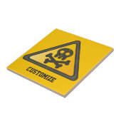 Funny Warning SignThunder_Cove Tegeltje (Zijkant)