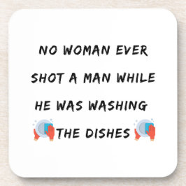 Funny Washington Quote, Funny Kitchen Quottes Bier Onderzetter