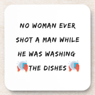 Funny Washington Quote, Funny Kitchen Quottes Bier Onderzetter