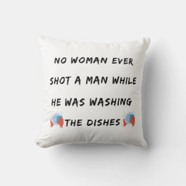 Funny Washington Quote, Funny Kitchen Quottes Kussen