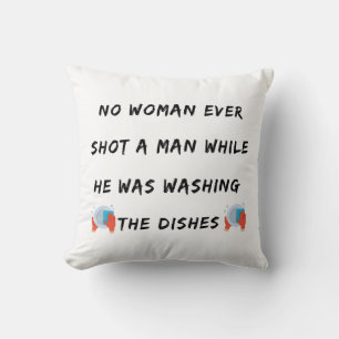 Funny Washington Quote, Funny Kitchen Quottes Kussen