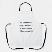Funny Washington Quote, Funny Kitchen Quottes Schort (Voorkant)