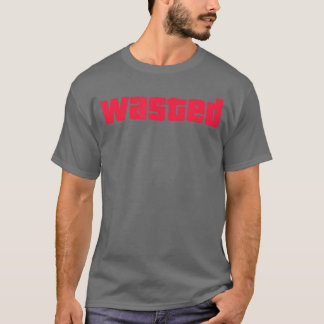 Funny Wasted Gaming Inspired wasted Novelty T-shirt