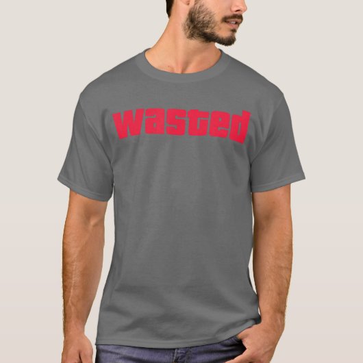 Funny Wasted Gaming Inspired wasted Novelty T-shirt (Voorkant)