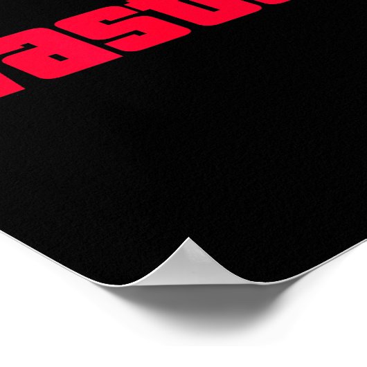 Funny Wasted Gaming Insred Wasted Novelty  Poster (Hoek)